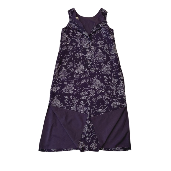 Aura Midnight Blue Floral Maxi Dress - Picture 3 of 7